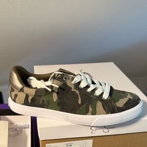Nine West Camouflage Sneakers with White Accents